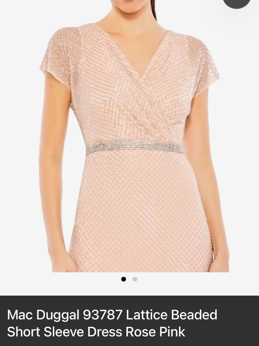 Rose pink maxi dress, Mac Dougal size 10 new with tags for mother of the bride - Picture 3 of 4